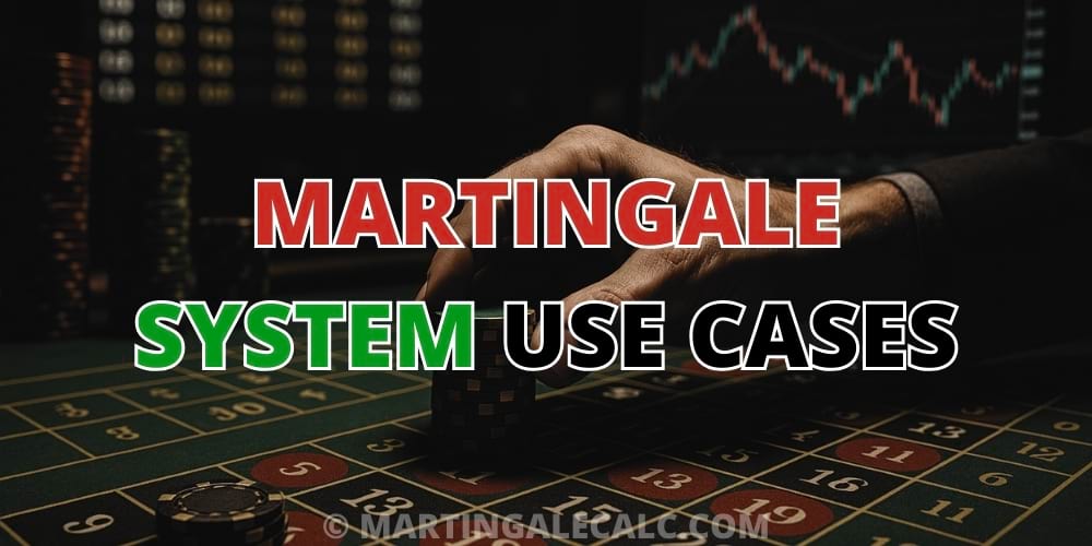 Use case examples for the Martingale Betting system.
